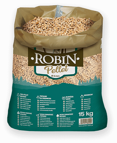worek pelletu opałowego Robin do kupienia w Wyśmierzycach lub sklepie internetowym